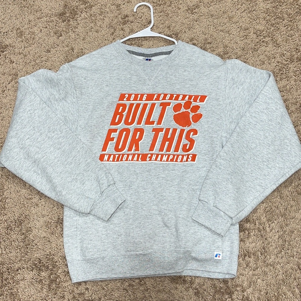 Clemson crewneck 2016 national championship sweatshirt men’s size small